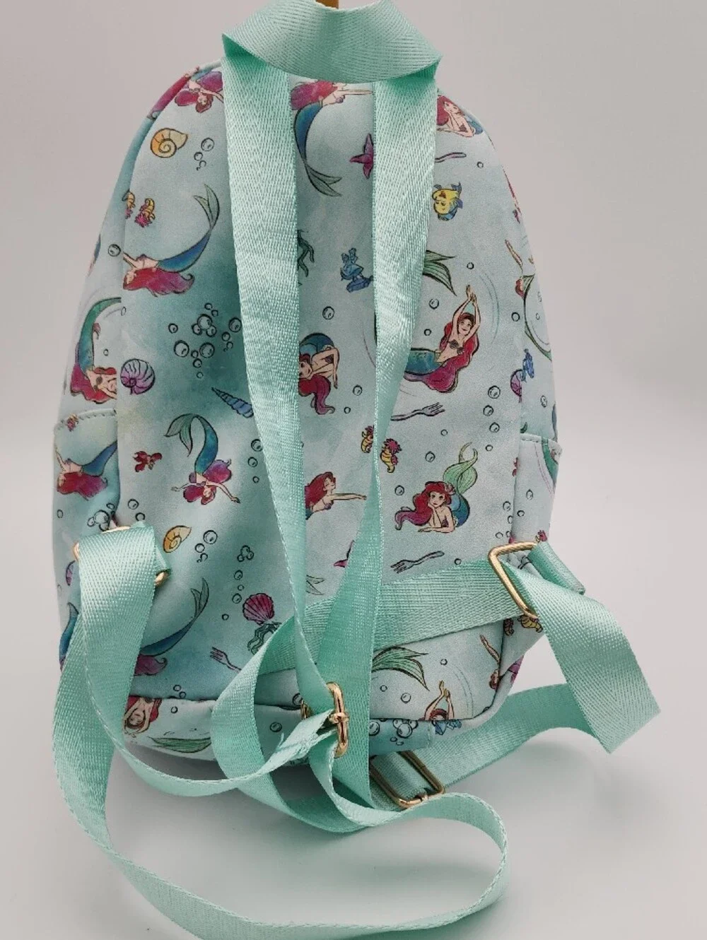 Kids Mermaid Print Mini Backpack - Mint